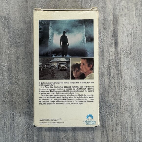The Keep 1983 VHS paramount home video rare horror supernatural - Picture 3 of 3